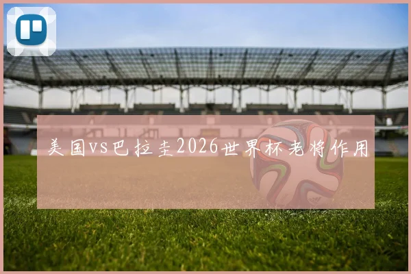 美国vs巴拉圭2026世界杯老将作用